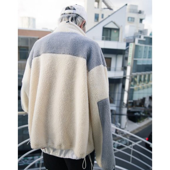 SENCE LA White Contrast Fleece Jacket - Picture 8 of 8